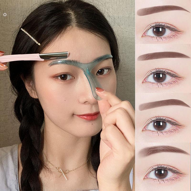 画 画眉毛神器辅助器初学者女修眉神器定眉型模板化眉毛眉形设计