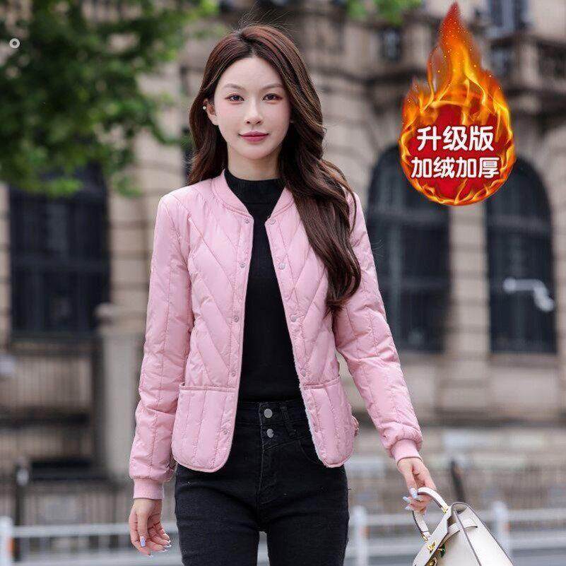 2025新款医护防寒内胆棉衣女冬加绒加厚学生内搭棉服办公上班外套
