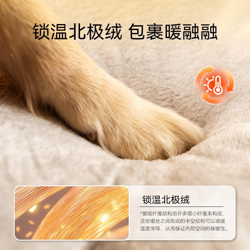 狗窝加厚狗屋可拆洗大狗垫子冬季保暖大型犬宠物窝狗床垫子宠物