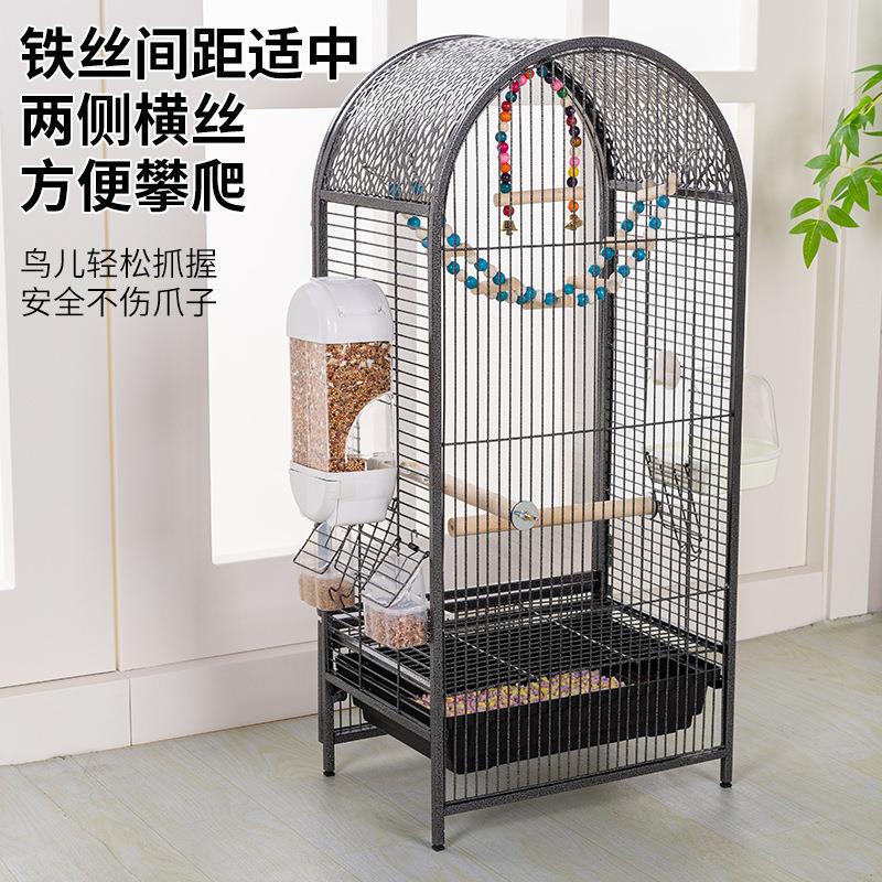 鸟笼鹦鹉笼新型落地开门免安装家用玄凤牡丹虎皮专用别墅鹦鹉笼子