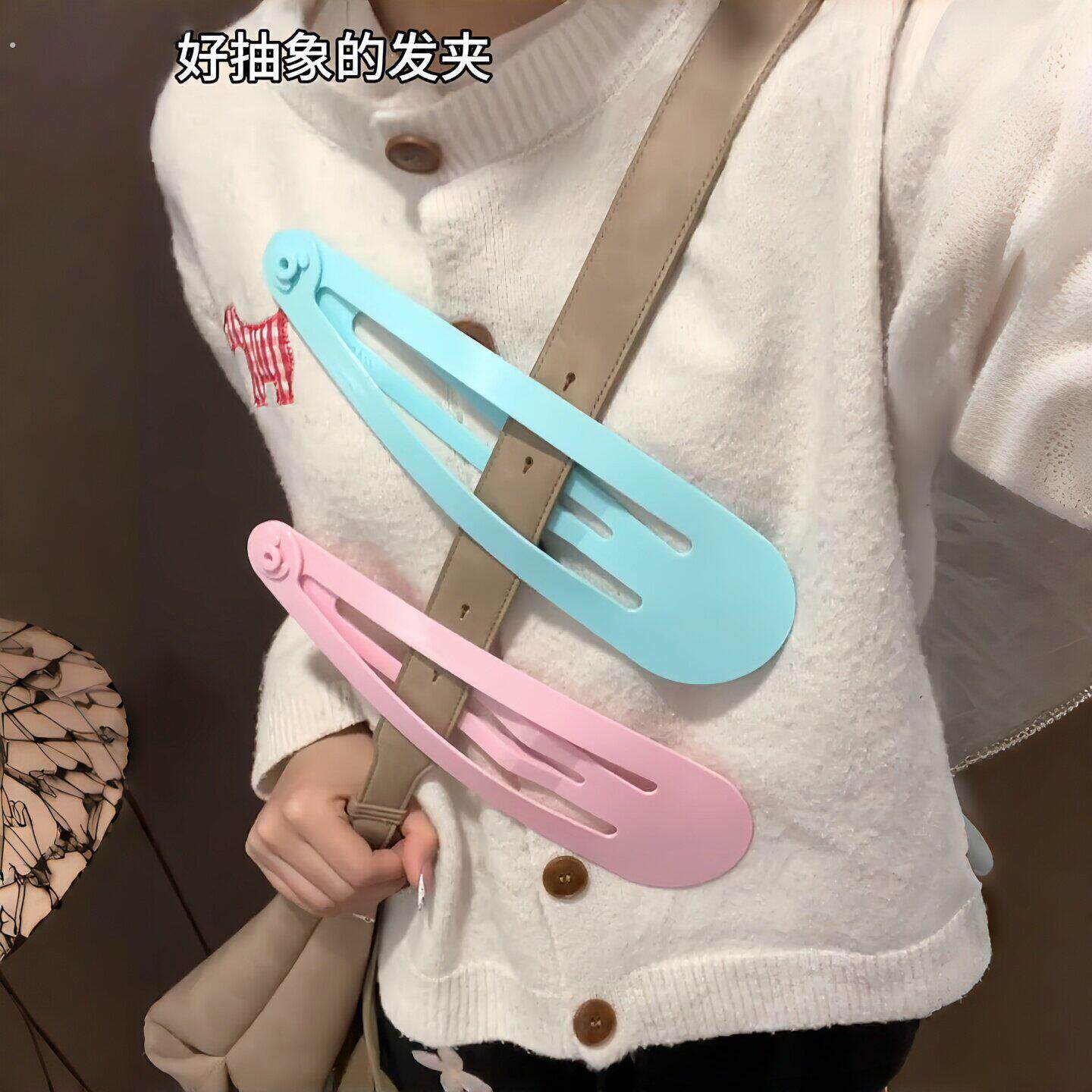 超大号bb夹个性巨型发夹显脸小神器拍照道具多功能装饰品整人神器