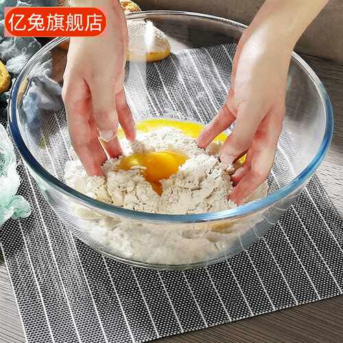 透明加厚玻璃沙拉碗｜微波炉泡面