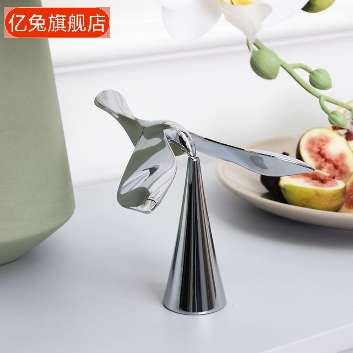 飞鸟开瓶器不倒翁创意金属酒启