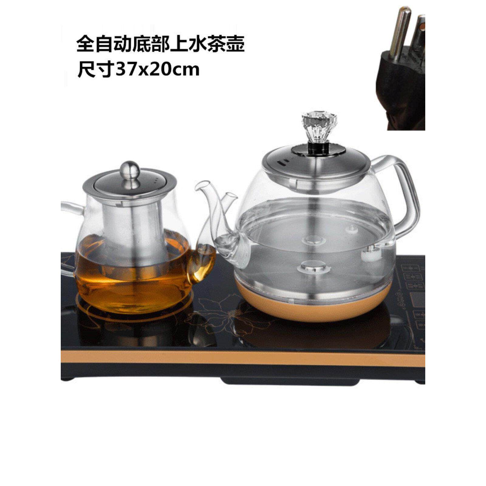 办公室110V220V自动底水电水壶玻璃水壶家用台式茶水壶