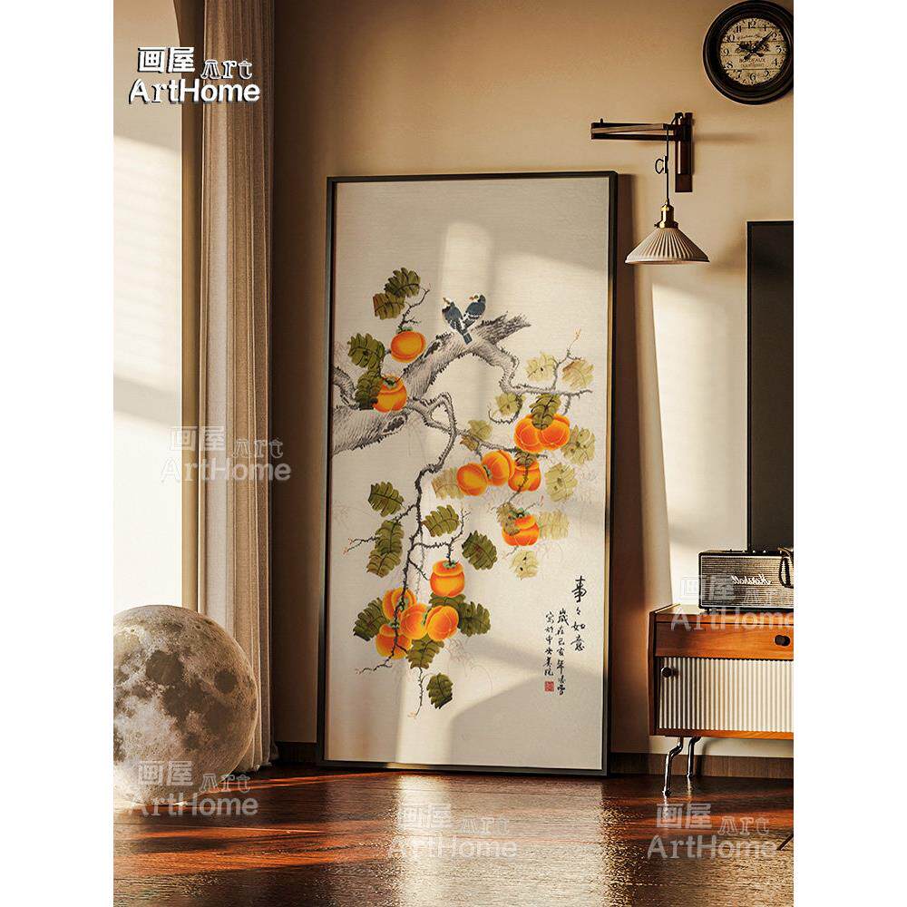 现代中世纪风格装饰画，一切顺利，客厅，卧室挂画，门厅，侘侘风