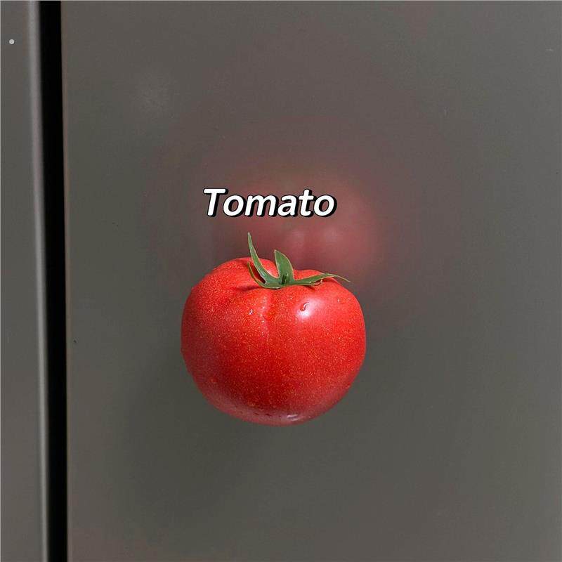 【一秒点亮】番茄冰箱贴2025新款diy配件真磁性高颜值厨房装饰