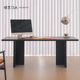 吱艺极简客厅大长办公桌家用餐书桌一体书房双人电脑桌成年人桌子