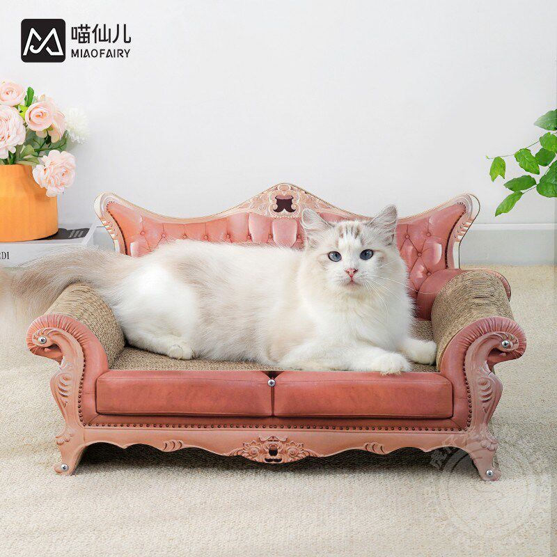 喵仙儿复古沙发瓦楞纸猫抓板猫窝可替换可拆卸磨爪猫玩具猫咪用品,宠物/宠物食品及用品,猫抓板,淘宝优惠券,粉丝福利购,淘宝优惠卷