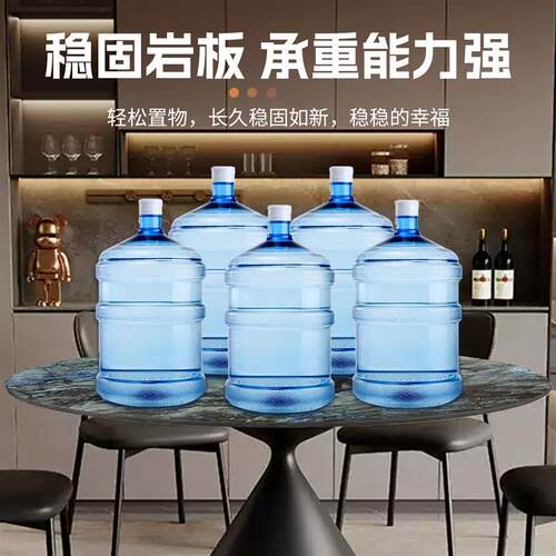 岩板餐桌转盘家用圆桌面超微晶石旋转台餐厅轻奢高级感不易碎圆台