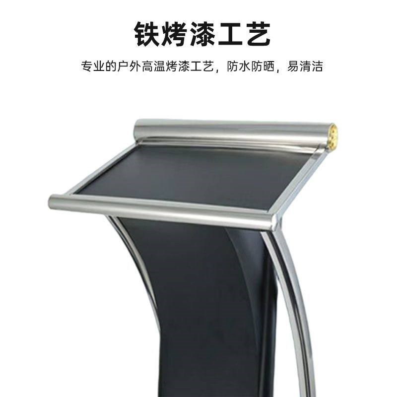 现代简约发言台迎宾台演讲台接待台导购台咨客台主持台司仪台