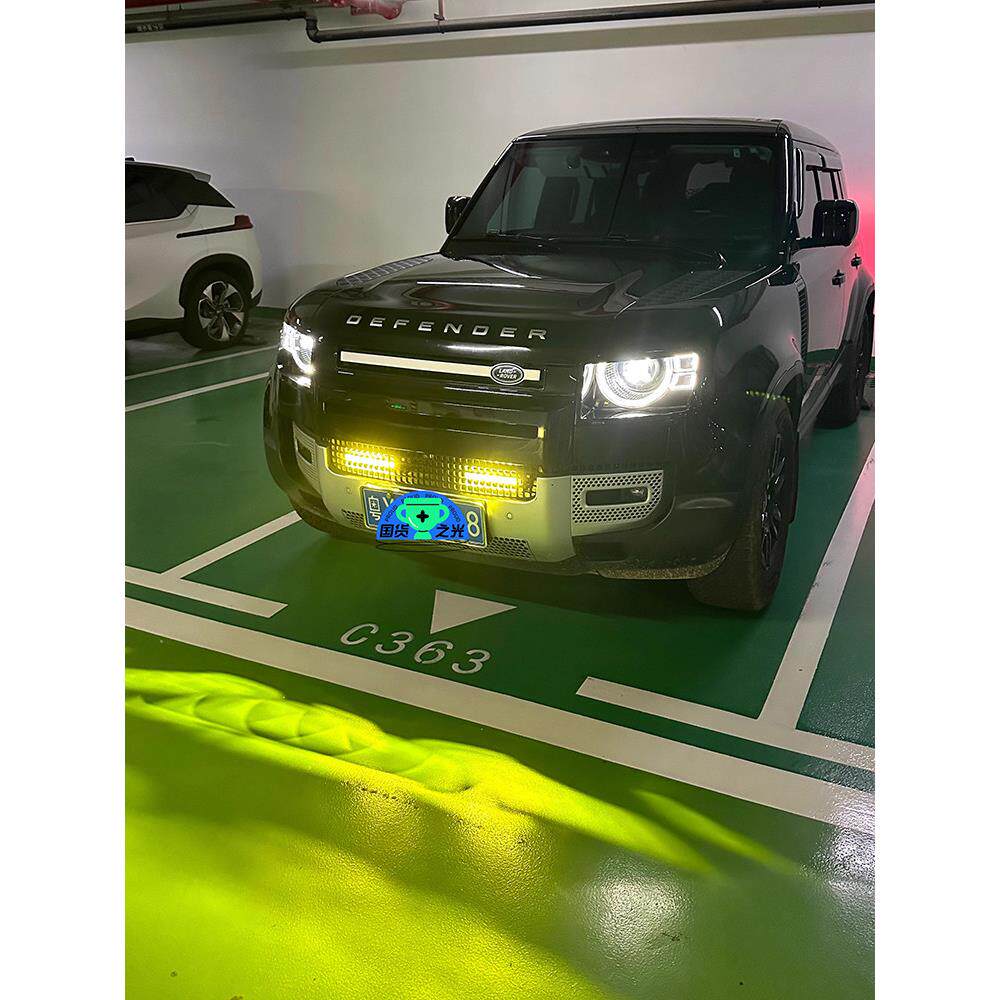 越野车辆越野车辆汽车中栅格隐藏前保险杠条辅助照明Led超亮闪光