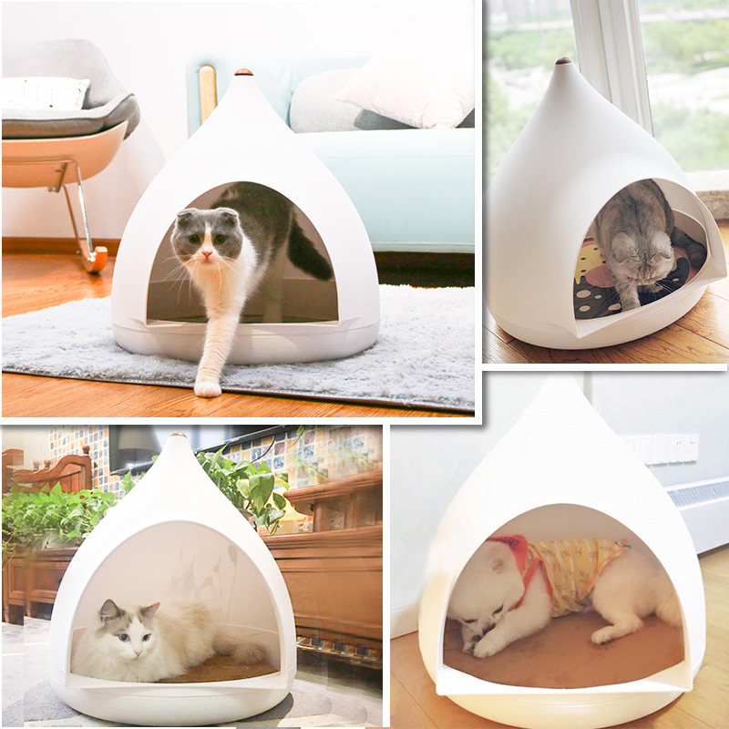 波迪宠物 水滴猫窝 四季通用猫舍猫屋狗窝小型犬封闭式猫别墅,宠物/宠物食品及用品,狗窝/屋/帐篷/沙发,淘宝优惠券,粉丝福利购,淘宝优惠卷