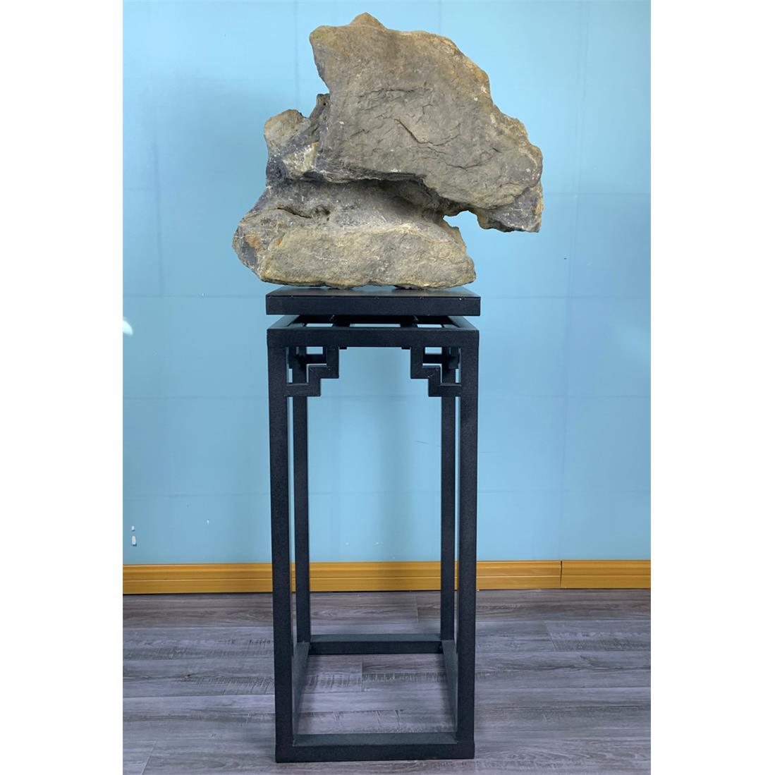 卖家装饰可旋转石雕艺术品展架室内客厅多层铁艺电镀烤漆花架搁架
