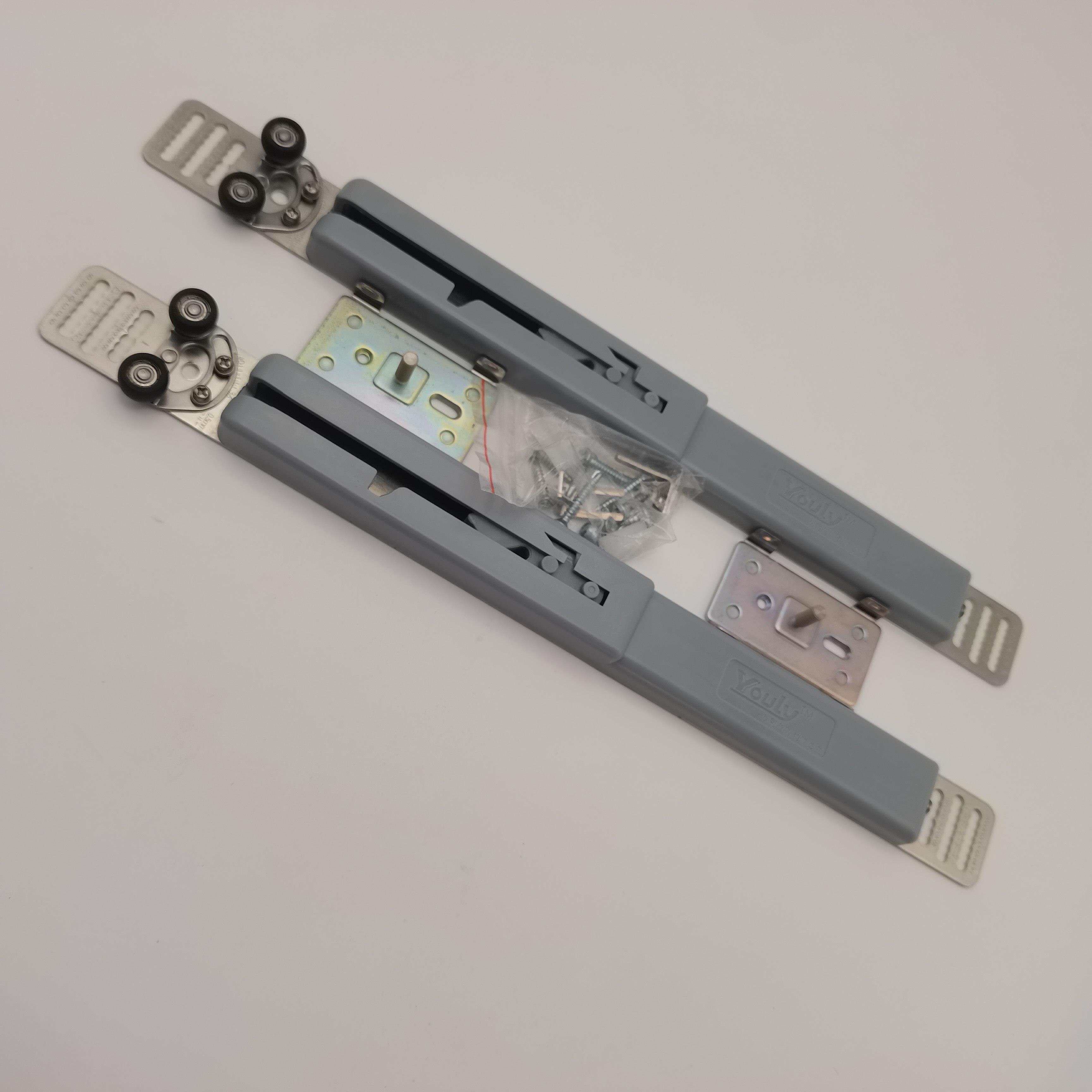 优立气压阻尼器衣柜移门缓冲滑轮移门配件衣橱五金防撞器