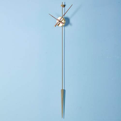 北欧轻奢客厅挂钟家用创意装饰艺术时钟客厅餐厅玄关极简静音表