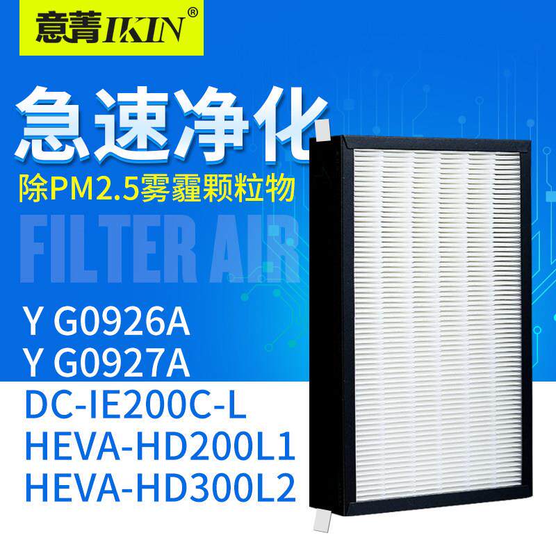 适配朗思威新风系统新风机YG0926 0927 CB2408过滤网除霾高效滤芯