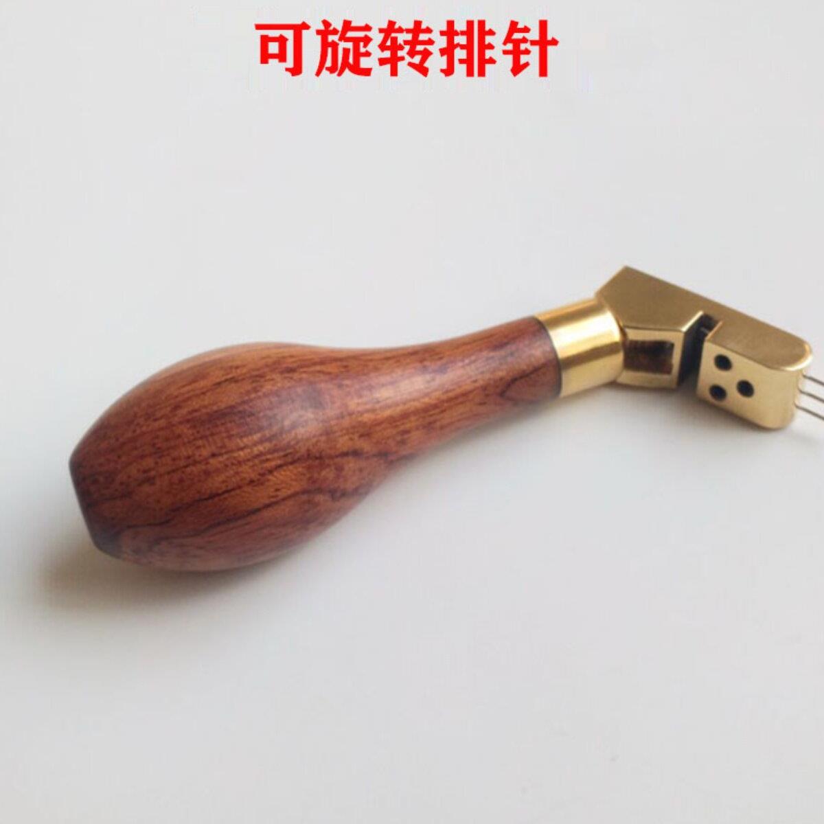 钢琴调音工具拇指红木铜可旋转固定销头修理工具檀木针头钳