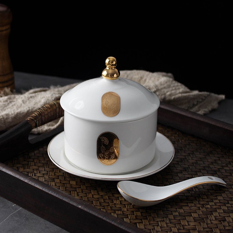 中式佛跳墙炖盅罐陶瓷带盖位上煲汤盅隔水炖罐蒸盅翅盅鲍鱼海参盅,厨房/烹饪用具,炖锅/炖煲/汤煲,淘宝优惠券,粉丝福利购,淘宝优惠卷