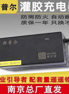 适配西普尔电动车充电器72V20AH铅酸60三轮32ah电摩48伏3安4A通用
