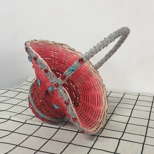 桃李杯罗敷行花篮舞蹈花篮跳舞手提篮子采桑花篮采薇舞蹈花篮