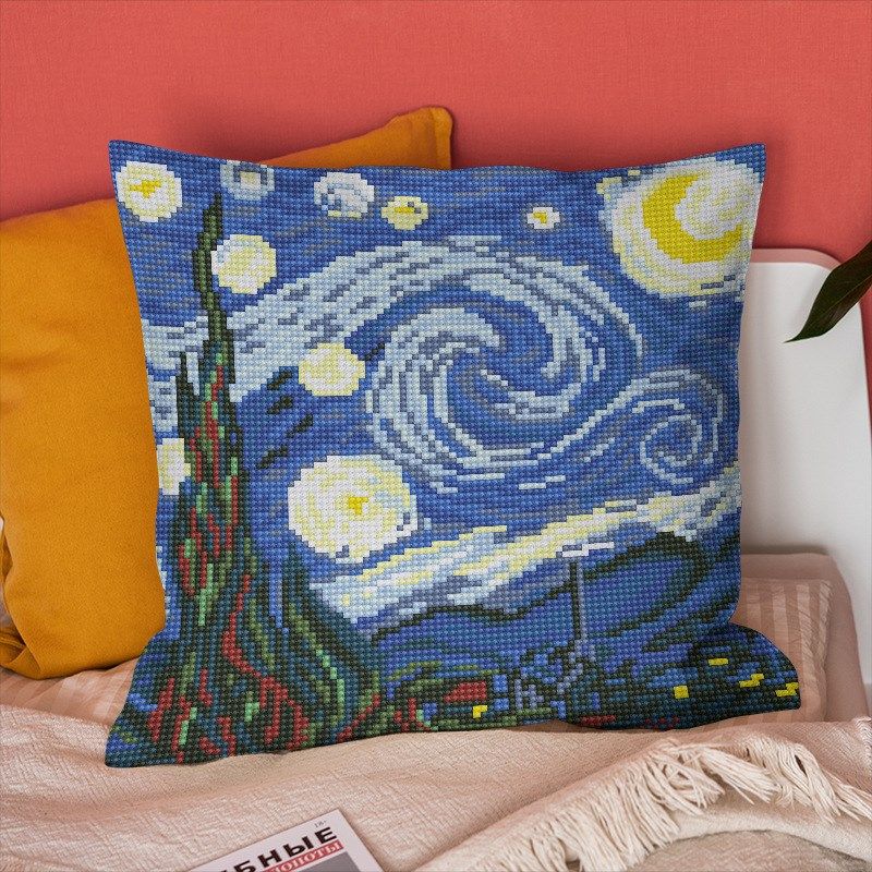 欧式田园风抱枕套梵复古油画沙发腰枕套创意客厅装饰靠垫套材料包,居家布艺,抱枕被,淘宝优惠券,粉丝福利购,淘宝优惠卷