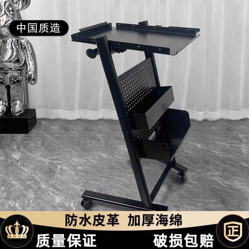 不锈钢烫染车美容美发店理髲剪发折叠杠发廊小推车工具车理髲专用