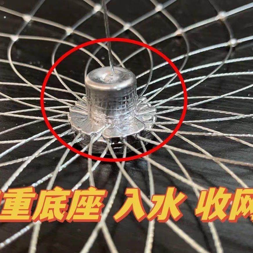 新款钢丝自动开合户外垂钓螃蟹专用笼子套装龙虾河蟹捕蟹笼捕神器