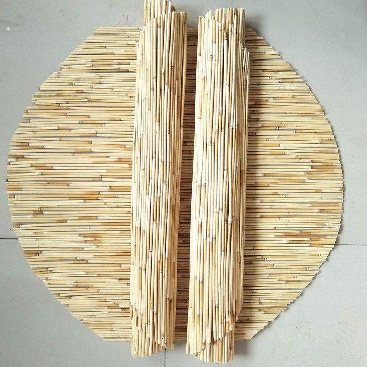芦苇篦子老式家用厨房纯手工圆形蒸笼垫藤编蒸馒头垫子竹不粘帘子