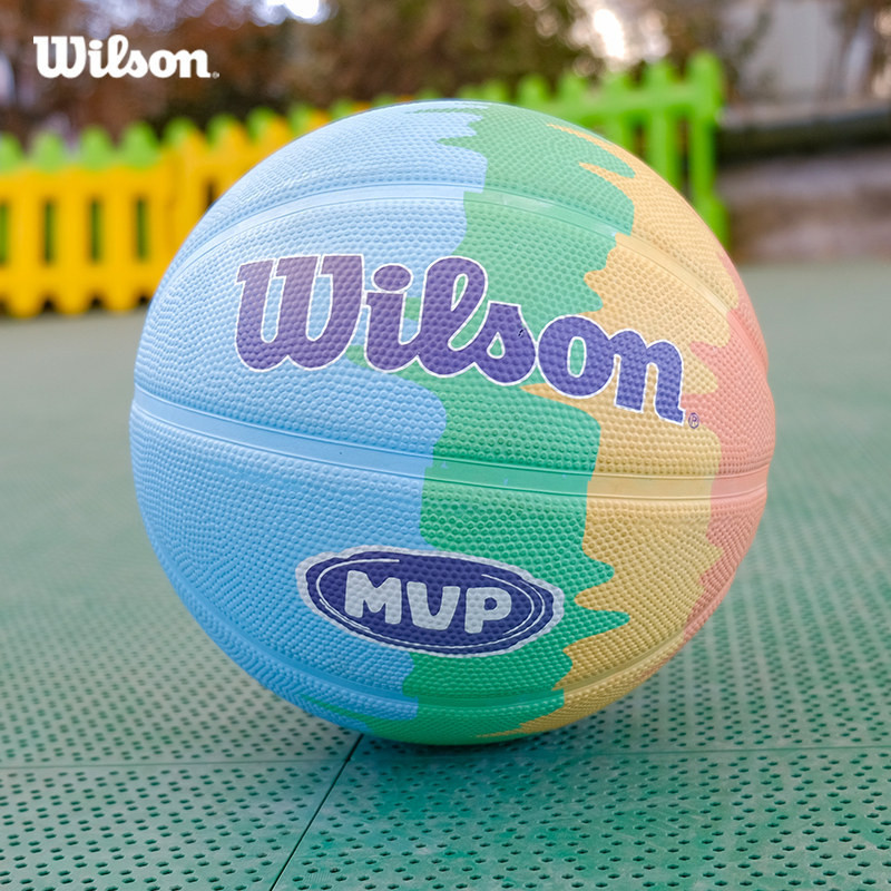 Wilson威尔胜官方青少年儿童篮球运动训练户外耐磨5号橡胶篮球