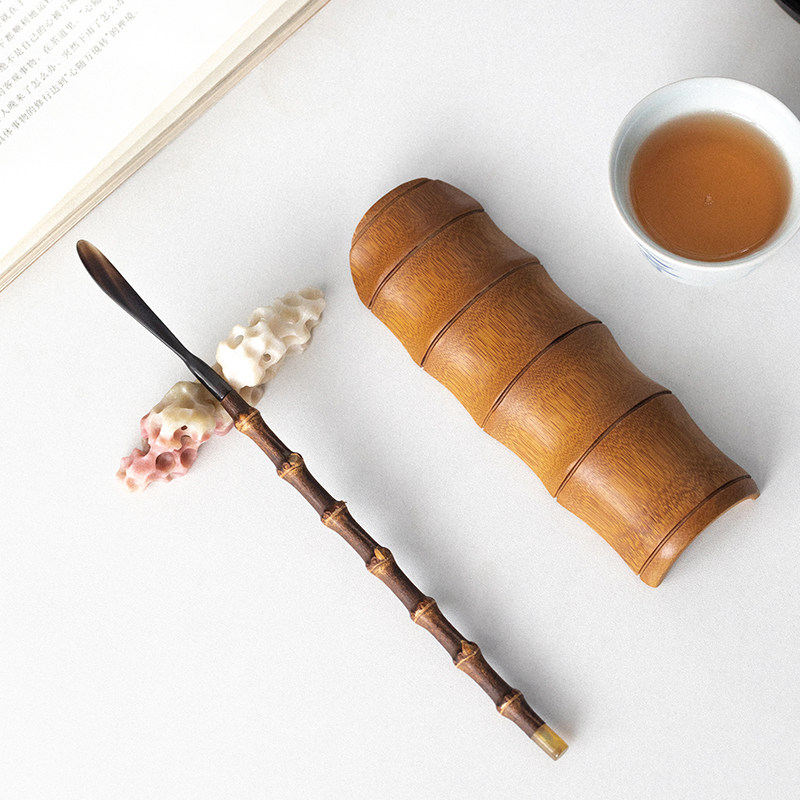 器想茶谈手工竹茶拨茶扒牛角长柄茶勺茶则紫竹茶道六君子功夫茶具,餐饮具,茶道/零配,淘宝优惠券,粉丝福利购,淘宝优惠卷