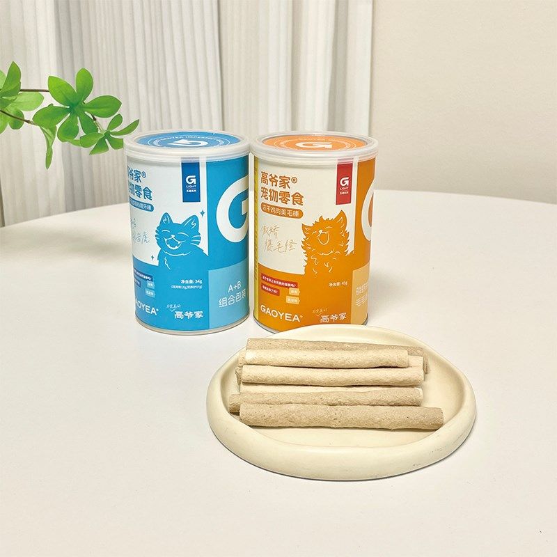 高爷家宠物鸡肉零食冻干猫咪磨牙排毛球预防脱毛猫草棒美毛棒90g,宠物/宠物食品及用品,猫冻干零食,淘宝优惠券,粉丝福利购,淘宝优惠卷