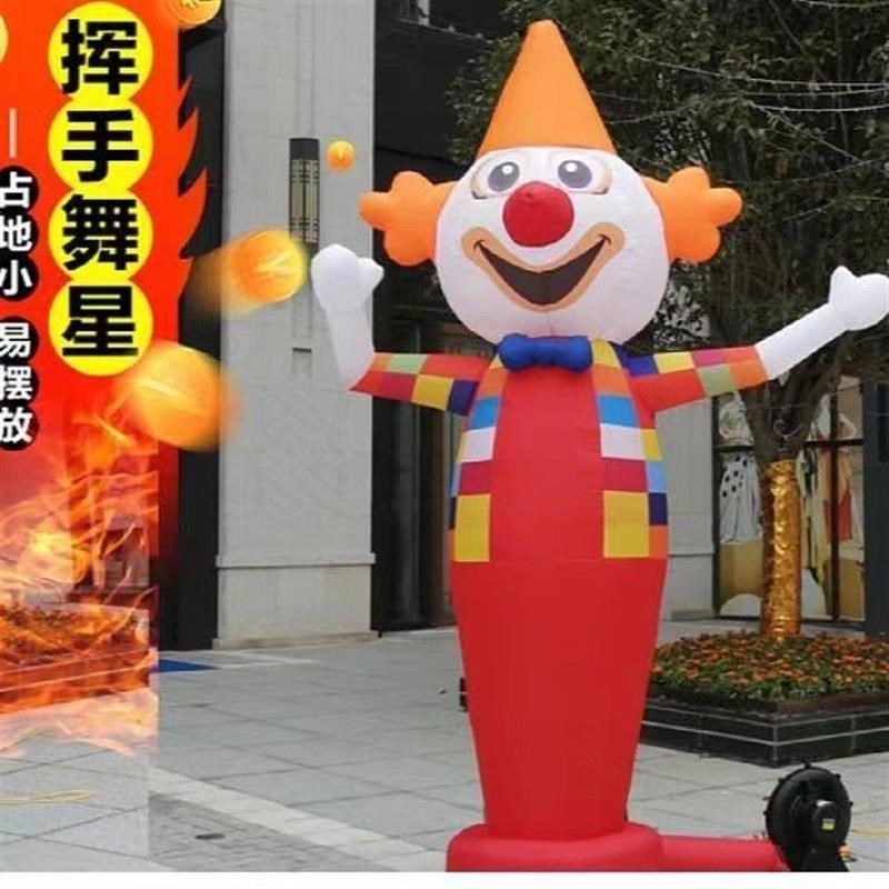 开业活动招手财神气模周年庆典商场店铺迎宾卡通挥手充气人偶气球