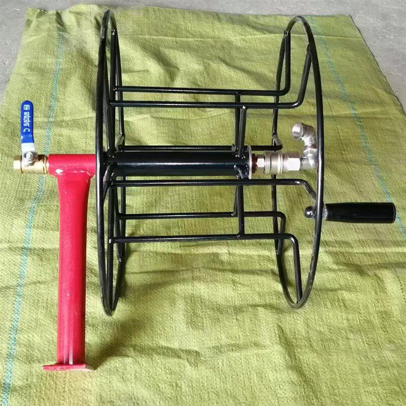 风炮盘管器气管绕线器盘管工具补胎绕线架子大风炮卷管器缠绕器