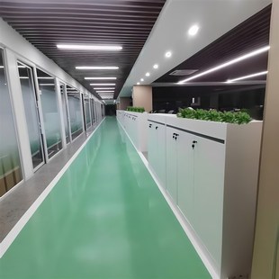 办公室矮柜隔断柜花槽柜带锁文件柜桌边侧柜区域组合隔离柜围挡柜