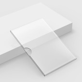 双层亚克力A4卡槽定制5寸插盒插纸盒有机玻璃透明板展示牌UV打印