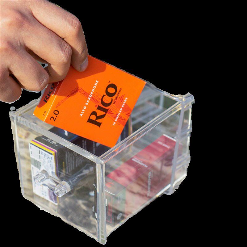 高音中音次中音萨克斯单簧管水晶笛头展示架笛头架子配件收纳盒