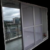 定做纱门推拉式 金刚网防蚊铝合金推拉移门阳台平移纱门阳台纱窗门