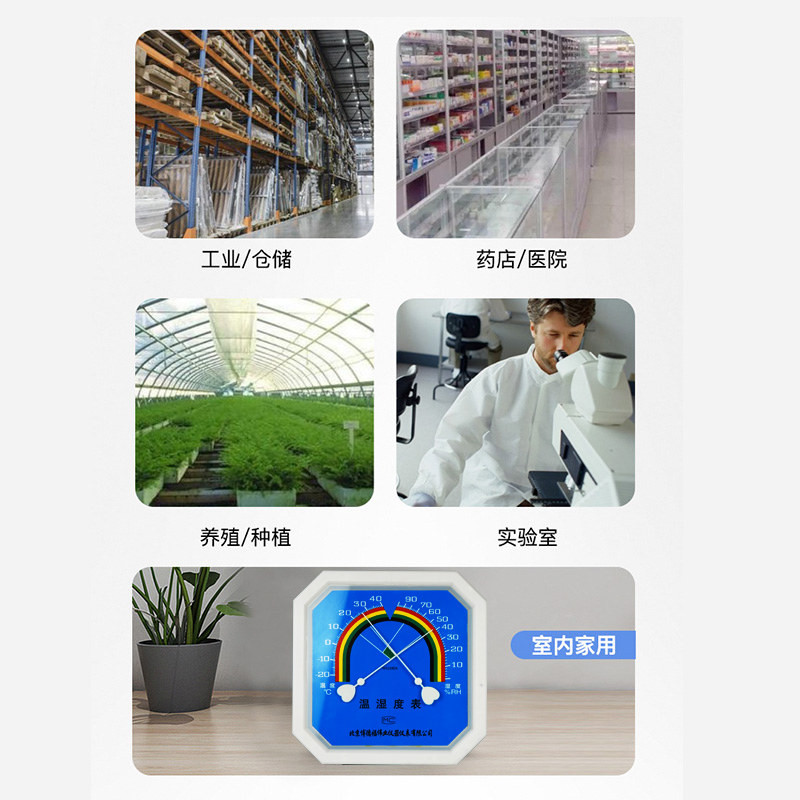 卡通室内温度计家用温湿度计摆台室内壁挂可爱高精度儿童房室温表