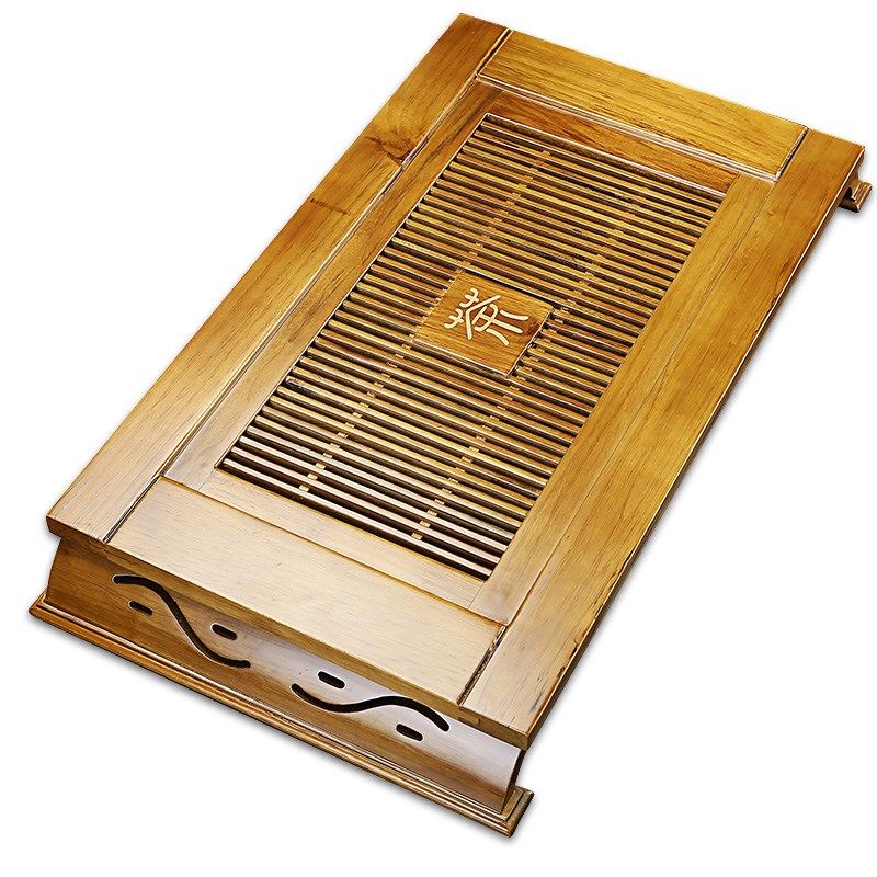 鑫艺缘 原木茶台茶具功夫茶海抽屉式排水茶池大号正方形实木茶盘,餐饮具,茶盘,淘宝优惠券,粉丝福利购,淘宝优惠卷