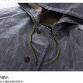劳保分身老款 雨衣套装 抗洪橡胶军帆布雨衣 分体带袖 87老式