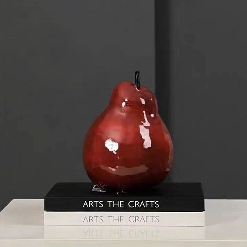 中古艺术摆件梨子样板间客厅桌面摆件玄关创意家居装饰茶几工艺品,家居饰品,桌面摆件,淘宝优惠券,粉丝福利购,淘宝优惠卷