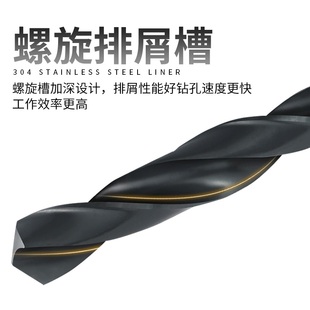 。锥柄麻花钻头高速钢含钴钻头锥度莫氏钻咀打孔钢铁加硬钻头14--