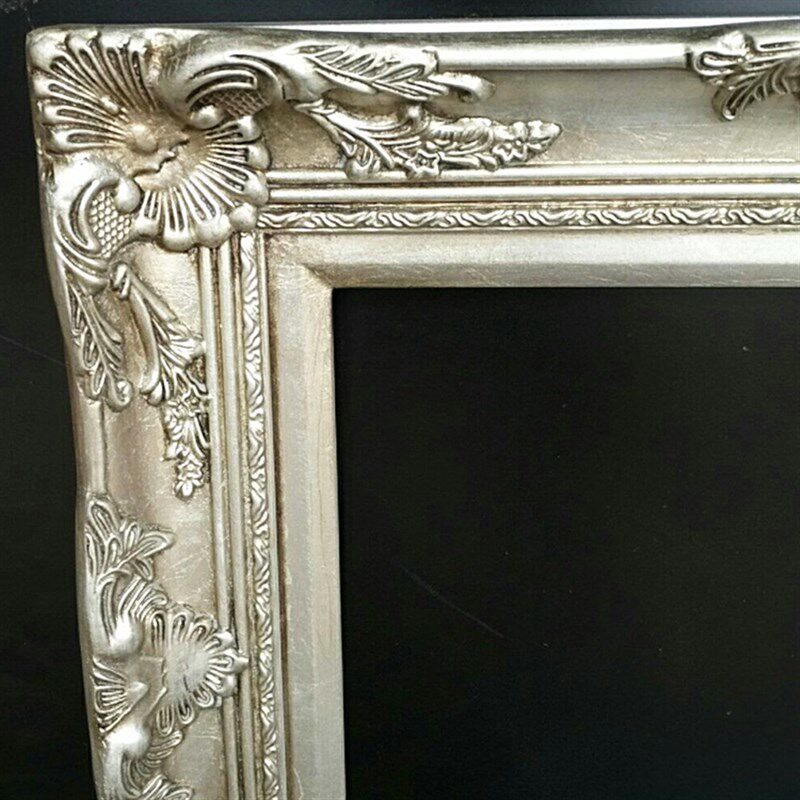 欧式实木相框油画框 银色做旧镜框 定制相框宽度9cm厚度4.7,家居饰品,相框/画框,淘宝优惠券,粉丝福利购,淘宝优惠卷