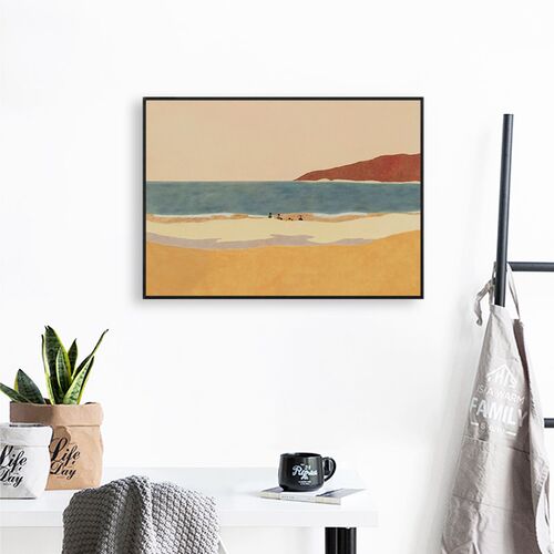 极简色块抽象电表箱装饰画 上翻电闸壁画酒店民宿配电箱遮挡挂画