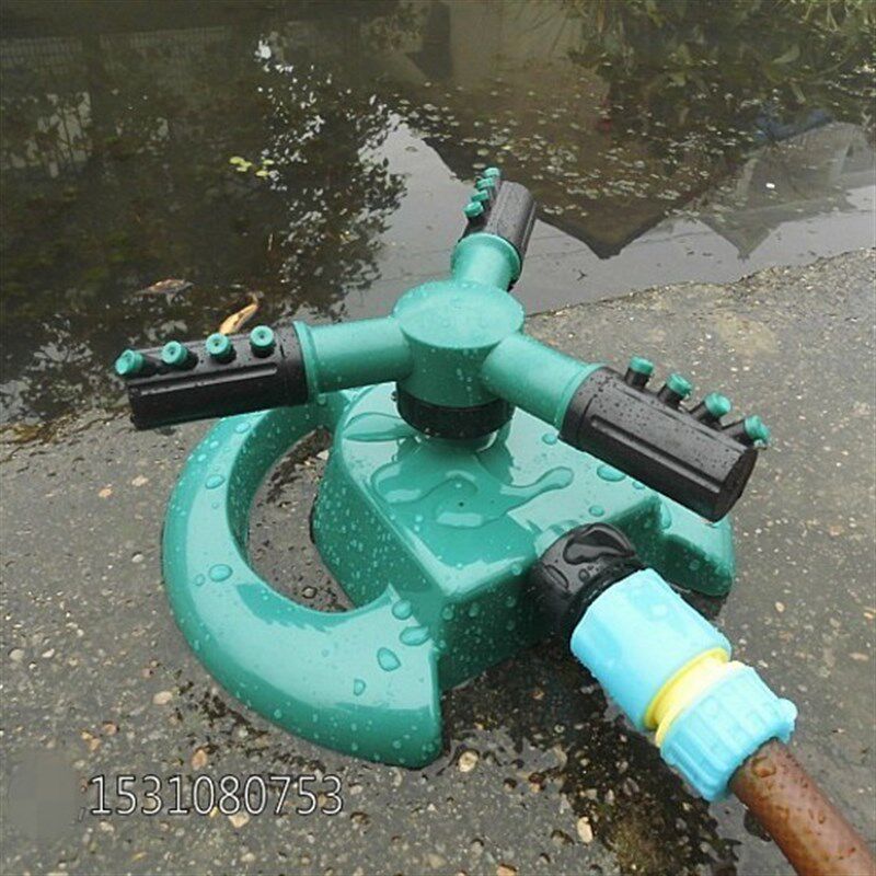 移动式自动旋转喷头园林草坪灌溉浇水喷淋园艺降温洒水器浇菜喷头