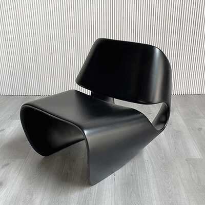 设计师玻璃钢休闲椅创意艺术镂空靠背单椅洽谈椅客厅样板房酒店