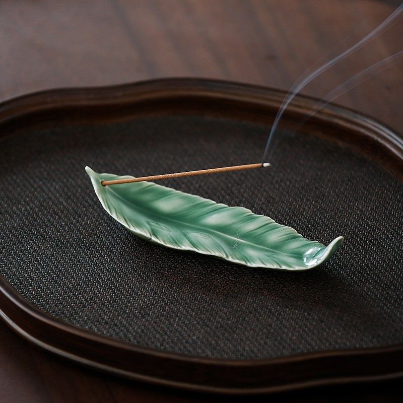 叶屿 大叶有成香插复古功夫茶具陶瓷香座线香室内香底座线香盒,餐饮具,茶道/香炉,淘宝优惠券,粉丝福利购,淘宝优惠卷