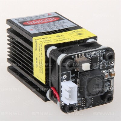 激光模组2.5W足功率 PWM TTL调功率雕刻机模组  SANWU FB03