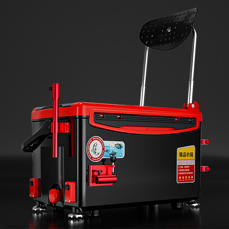 钓椅钓箱二合一全套多功能可坐渔具超轻钓鱼箱子带靠背渔具箱子