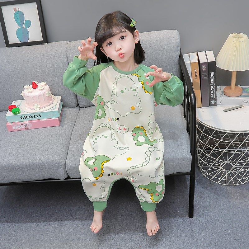 儿童连体睡衣秋季卡通长袖全棉女宝宝新款小童睡袋儿童春秋家居服,童装/婴儿装/亲子装,家居服连体衣,淘宝优惠券,粉丝福利购,淘宝优惠卷
